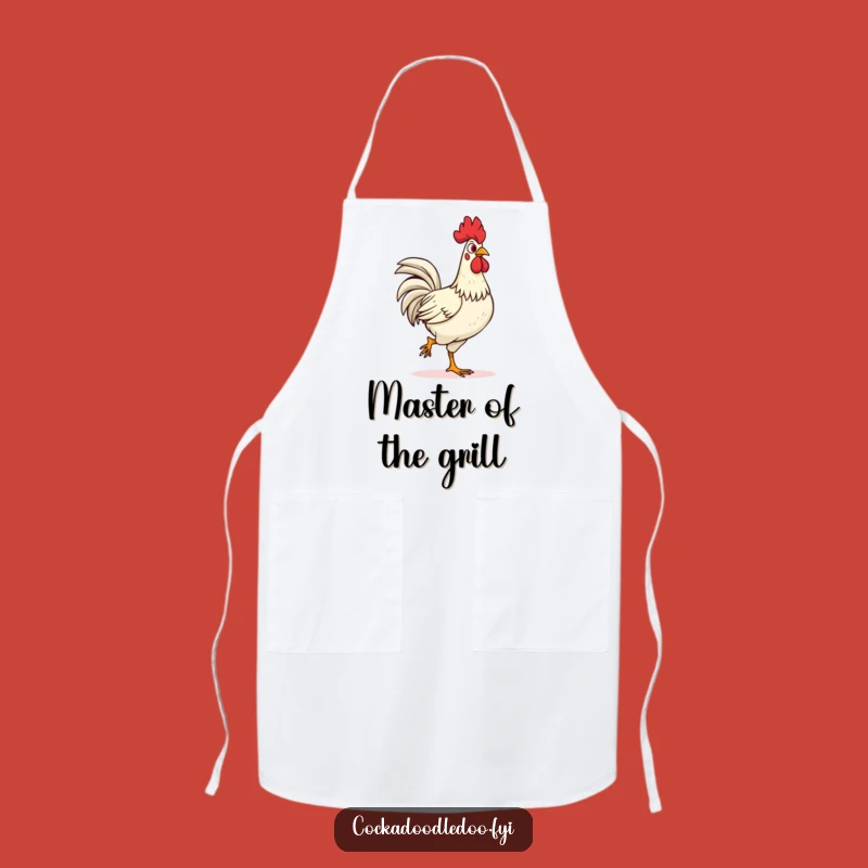 Funny Confident Rooster Strut Apron: Cook with Swagger, a Bold Funny Gift