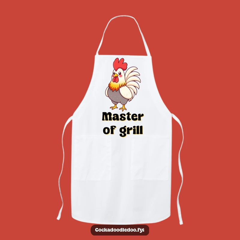 Funny Rooster Chest Apron: Confident Cooking, Practical Funny Gift for Chefs