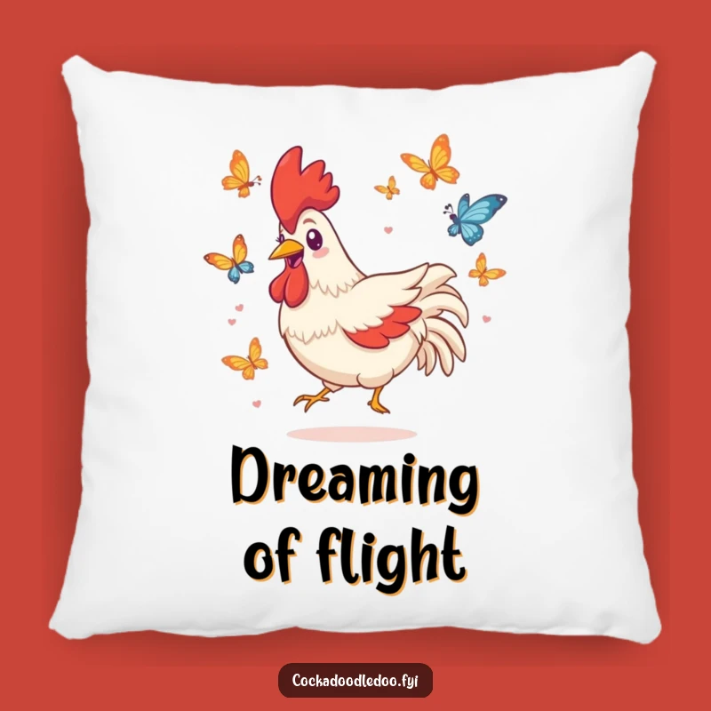 Funny Kawaii Rooster Pillow - Cozy Comfort with Playful Charm