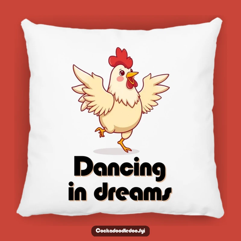 Funny Rooster Dancing Pillow - Soft, Cozy, and Lively Comfort