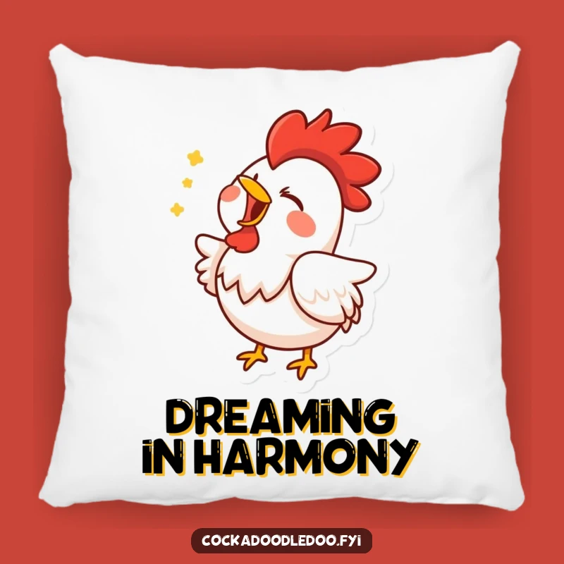Funny Singing Rooster Pillow: Soft Comfort with a Hilarious Melody
