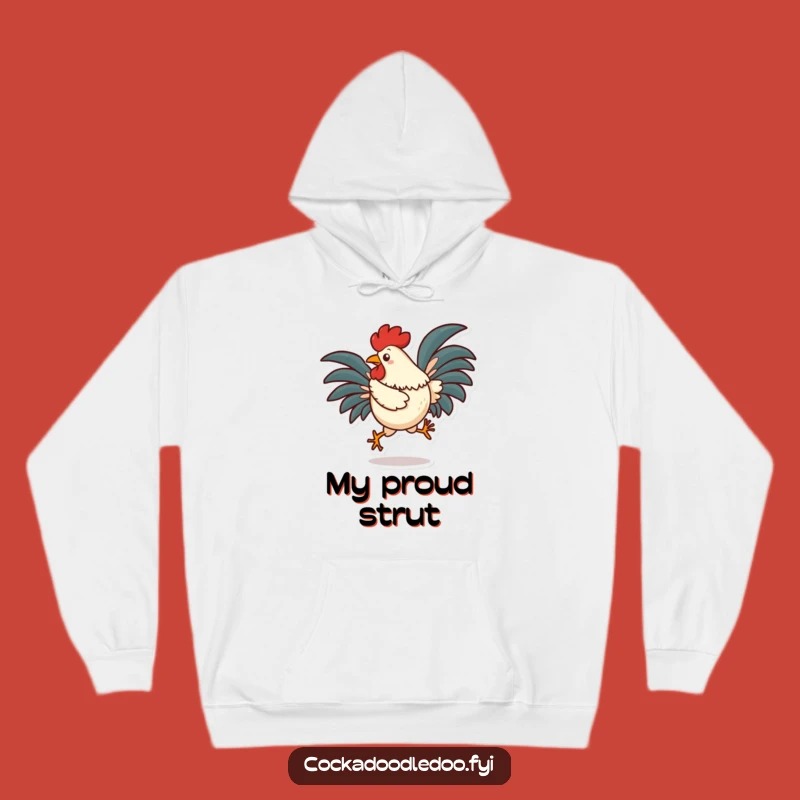 Funny Rooster Hop Hoodie - Cozy Character Comfort, Silly Fun, Perfect Gift