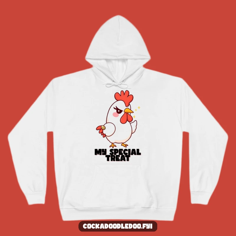 Funny Rooster Wink Hoodie - Cozy Character Comfort, Mischievous Charm, Perfect Gift