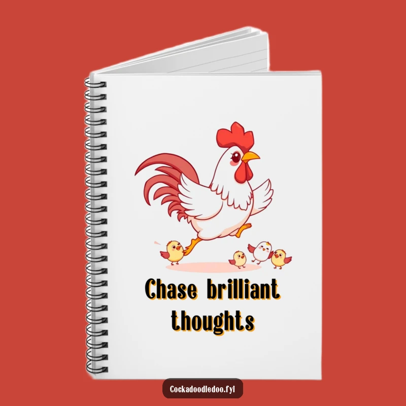 Funny Playful Rooster Notebook: Happy Chase Ideas, Perfect Humorous Gift