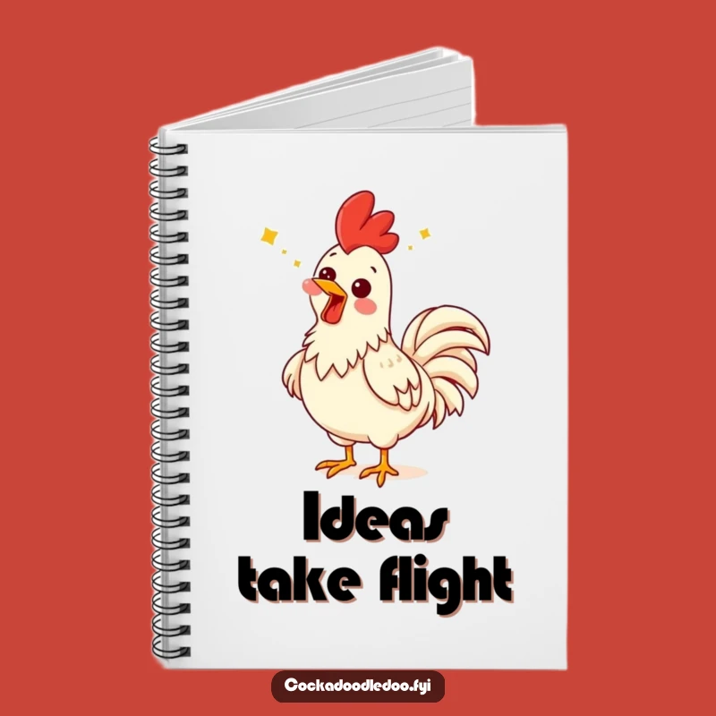 Funny Singing Rooster Notebook: Comical Expression Journal for Creatives