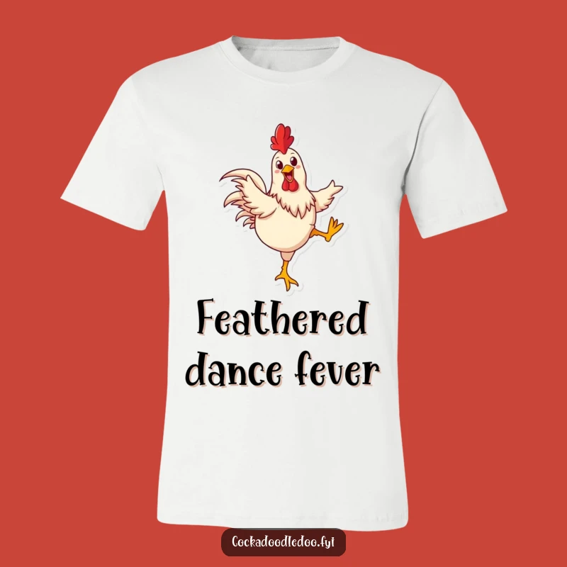 Funny Rooster Dancing T-Shirt: Show Your Moves with Feathered Flair!
