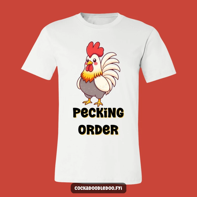Funny Rooster Chest T-Shirt: Vibrant Pride Tee, Stylish Funny Gift