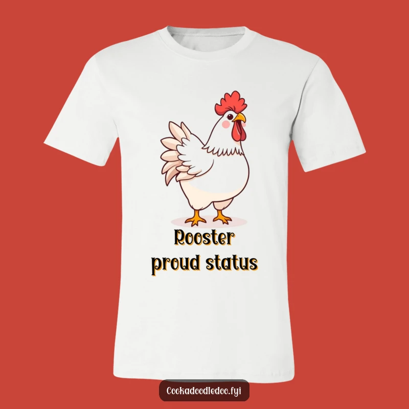 Funny Kawaii Rooster T-Shirt: Wear Your Morning Pride