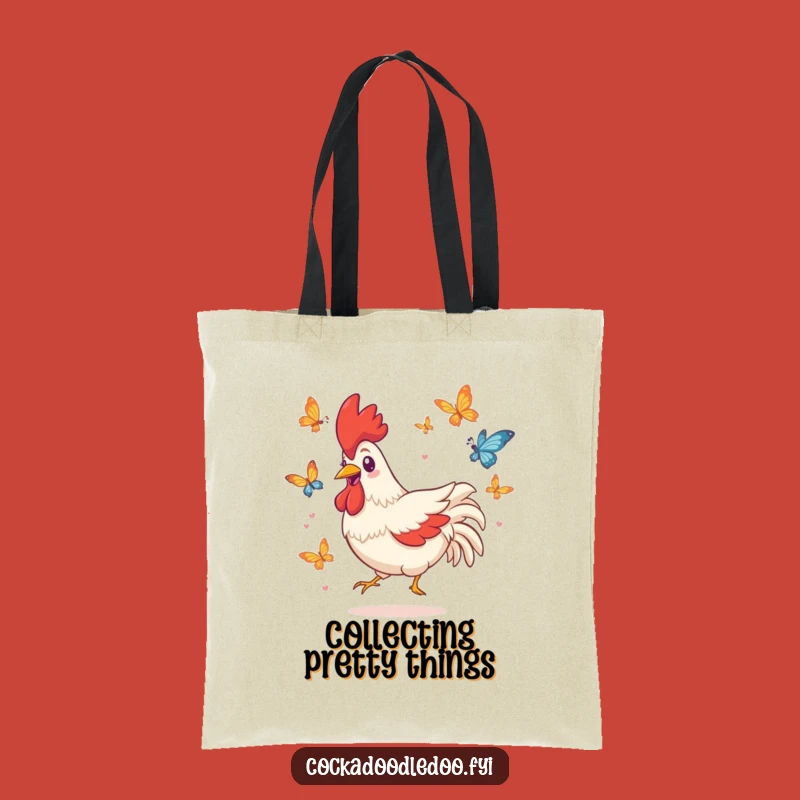 Funny Kawaii Rooster Tote Bag - Carry Your Playful Adventure