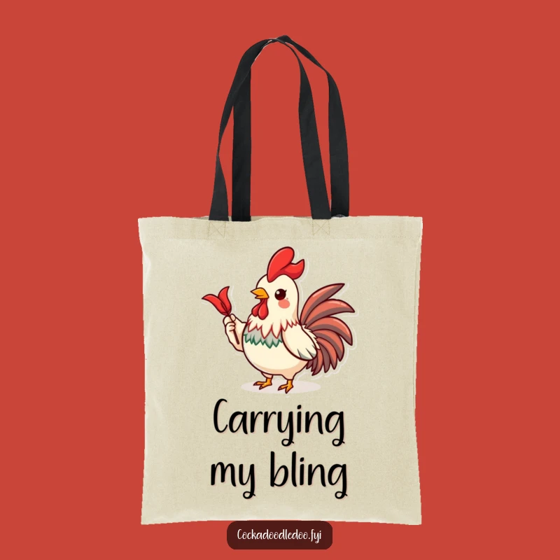 Funny Kawaii Rooster Tote Bag - Carry Your Pride in Style